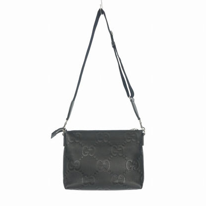 Gucci Jumbo GG Messengerbag Shoulder Bag Black — view 2