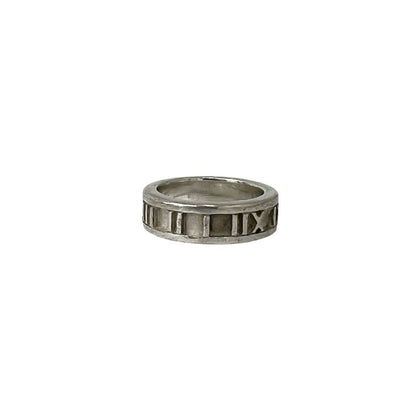 Tiffany & Co Vintage Atlas Wide Ring 925 Sterling Silver Accessory — view 4