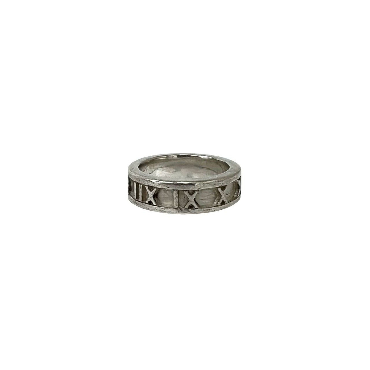 Tiffany & Co Vintage Atlas Wide Ring 925 Sterling Silver Accessory — view 6