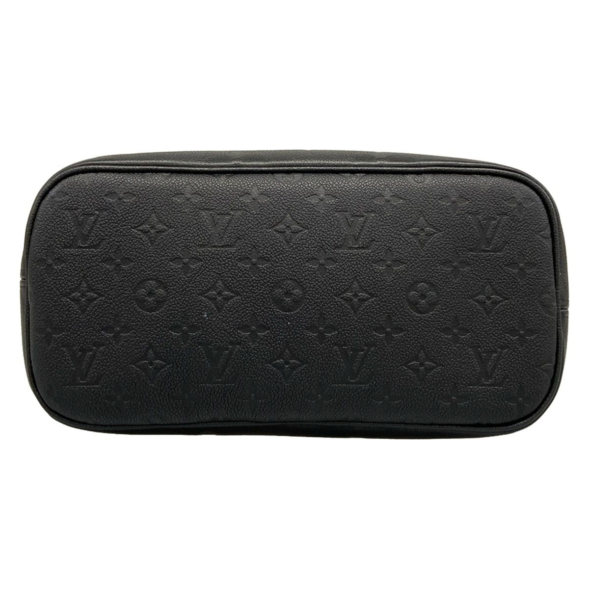 Louis Vuitton Tote Bag Monogram Empreinte Neverfull MM Noir Leather Cowhide — view 5
