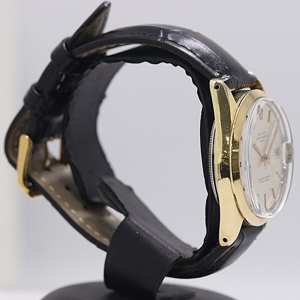 Rolex No 3 Oyster Perpetual Date Automatic Silver Dial Watch — view 2
