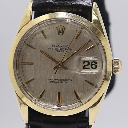 Rolex No 3 Oyster Perpetual Date Automatic Silver Dial Watch