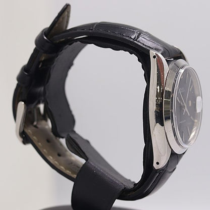 Rolex Oyster Date Precision No 1 Automatic Black Dial Watch — view 2