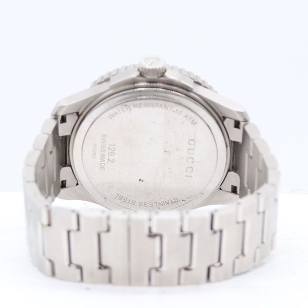 Gucci Sport 126.2 Quartz Date White Dial Watch — view 4
