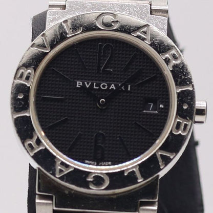 Bvlgari Quartz Date Black Dial Watch