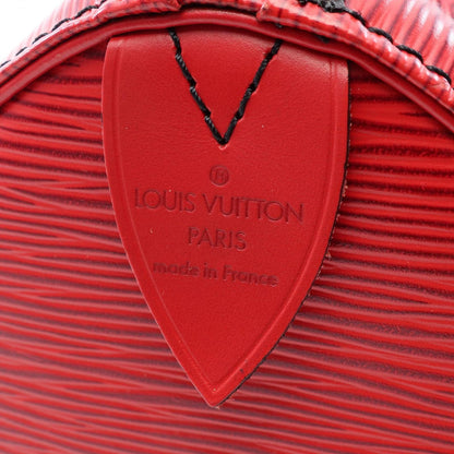 Louis Vuitton Speedy 25 Epi Castilian Red Leather Handbag — view 4