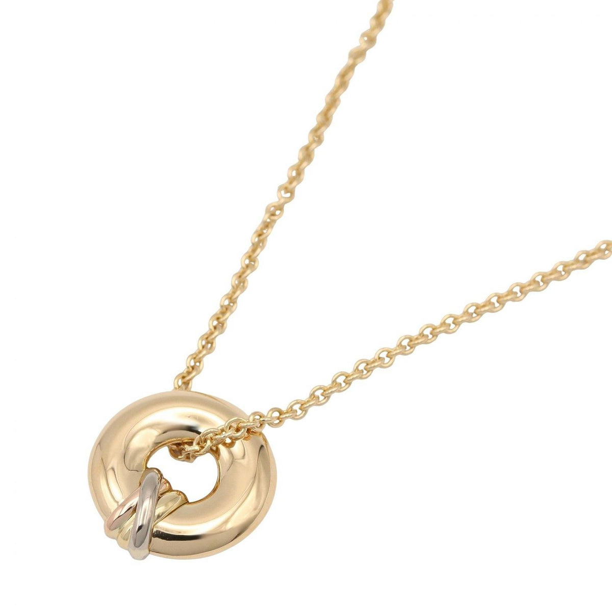 Cartier Necklace Trinity 42 43 18K White Gold