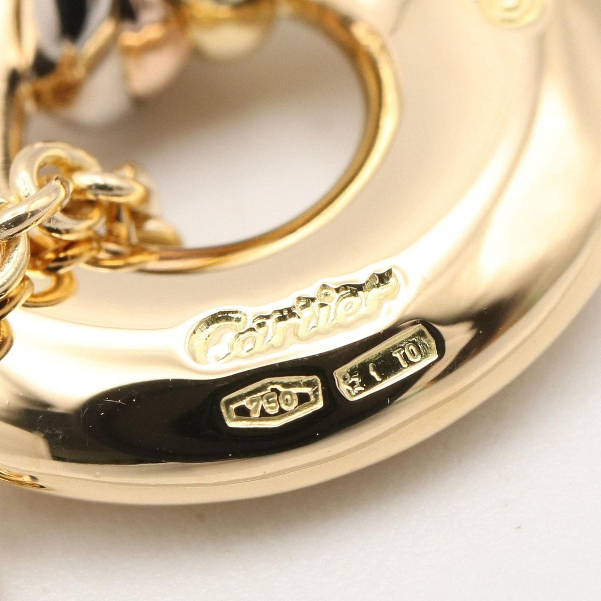Cartier Necklace Trinity 42 43 18K White Gold — view 3