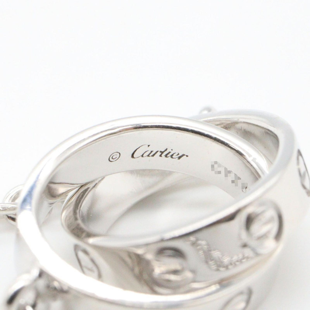 Cartier Baby Love 17 18K White Gold Bracelet — view 4