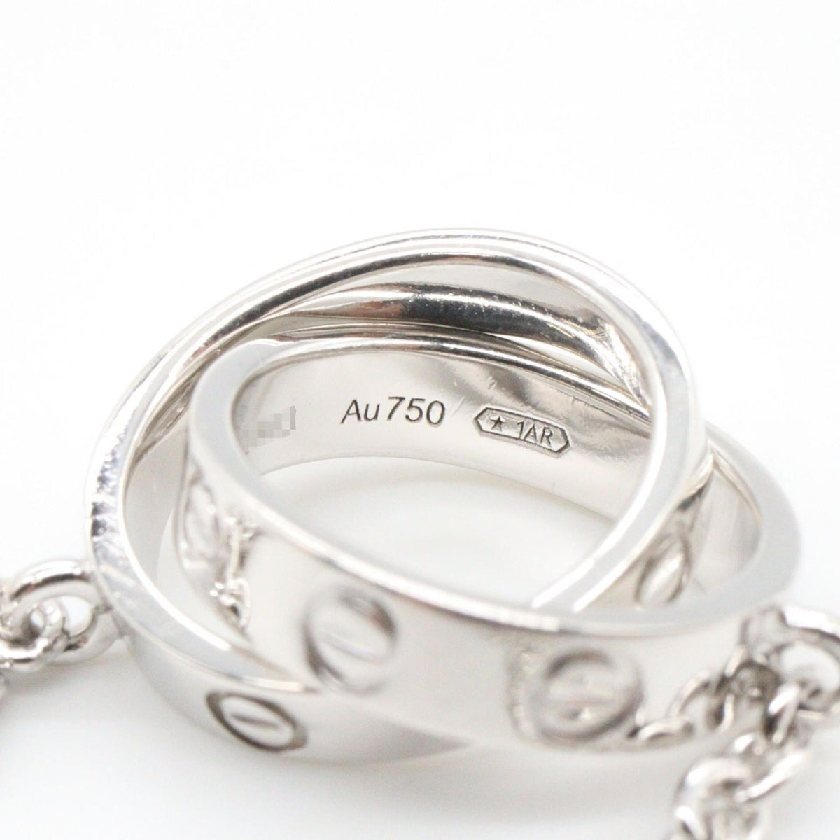 Cartier Baby Love 17 18K White Gold Bracelet — view 5