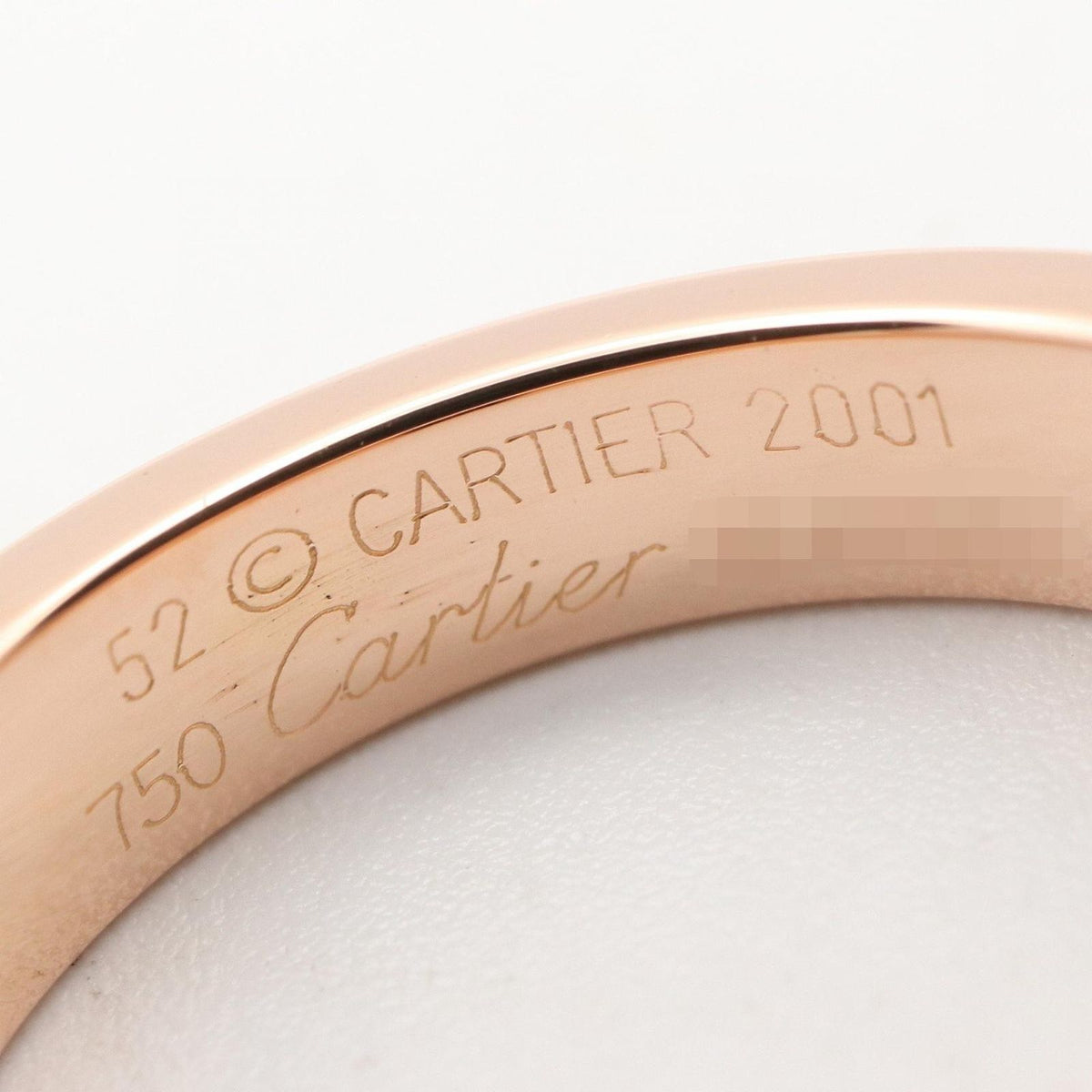 Cartier Ring Tank Mars Garnet 18K Pink Gold — view 5
