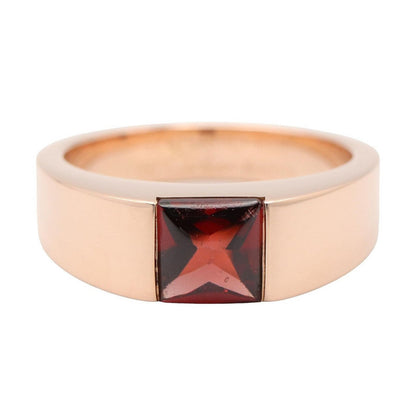 Cartier Ring Tank Mars Garnet 18K Pink Gold — view 2