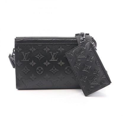 Louis Vuitton Shoulder Bag Gaston Wearable Wallet Noir Leather