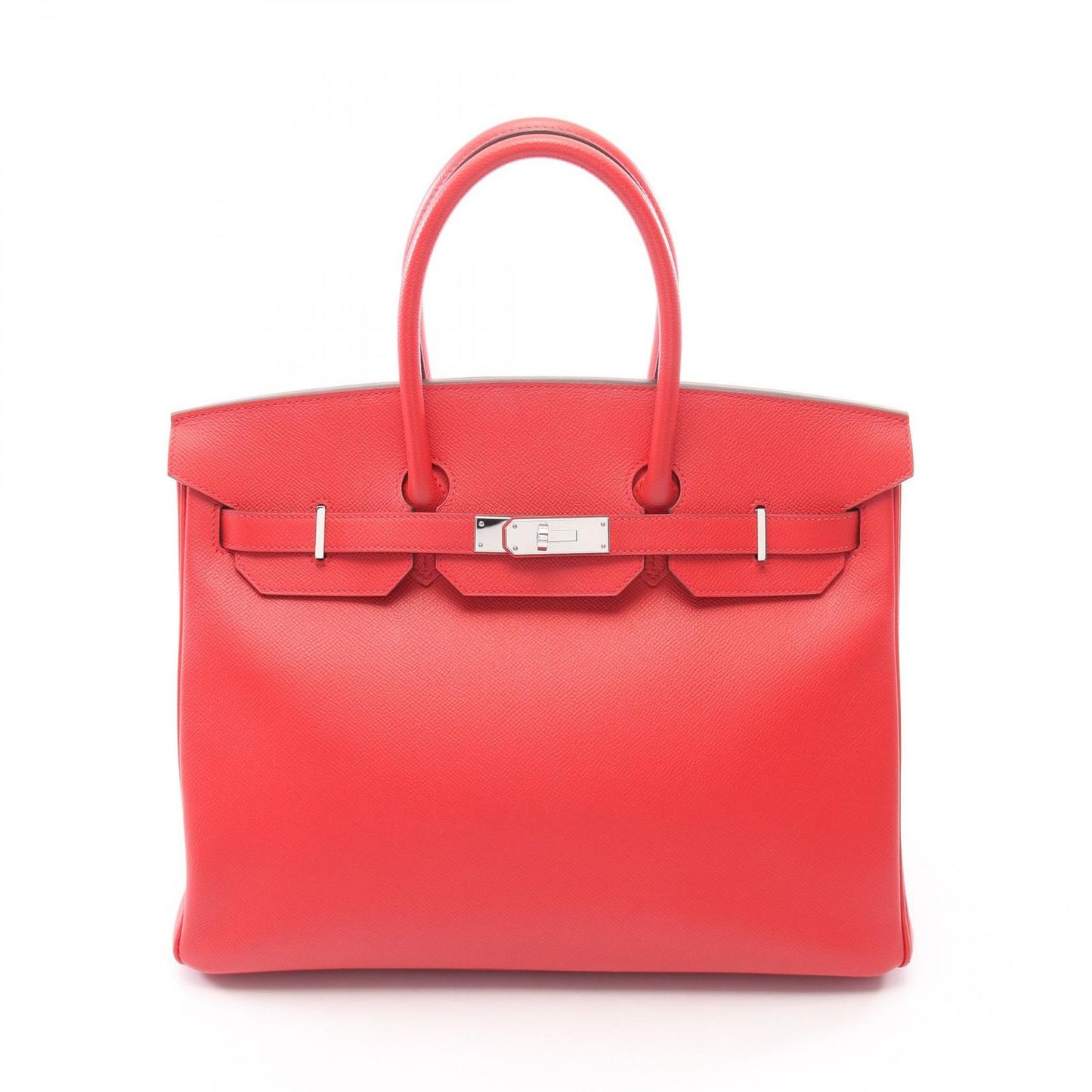 Hermes Birkin 35 Bougainvillea Leather Handbag