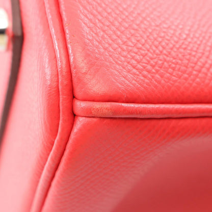 Hermes Birkin 35 Bougainvillea Leather Handbag — view 8