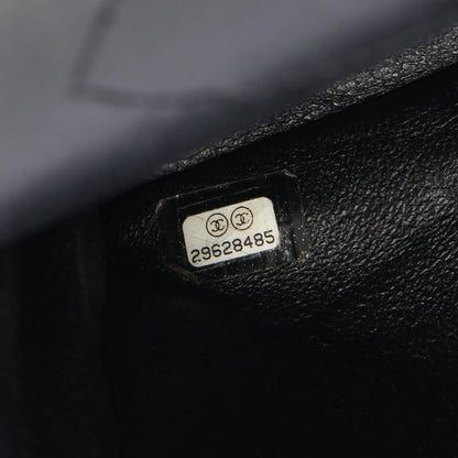Chanel Shoulder Bag 2.55 Quilted Mademoiselle Chain Black Silver Leather Double — view 5