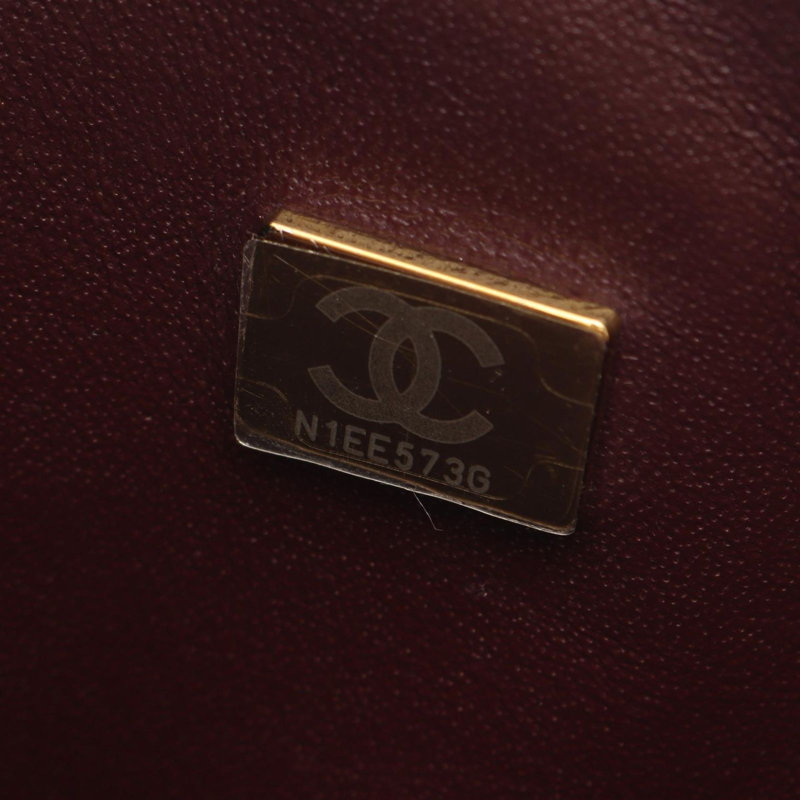 Chanel Shoulder Bag Quilted Double Flap Black Caviar Leather Chain — view 5