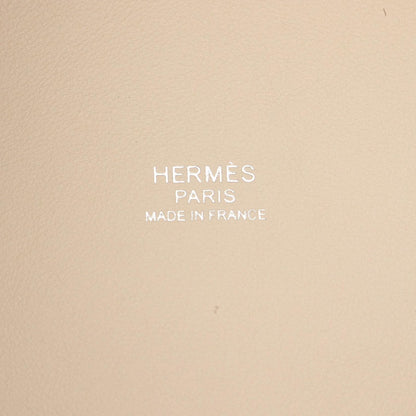 Hermes Picotin Lock PM Lucky Daisy Nata Vert Leather Handbag — view 4