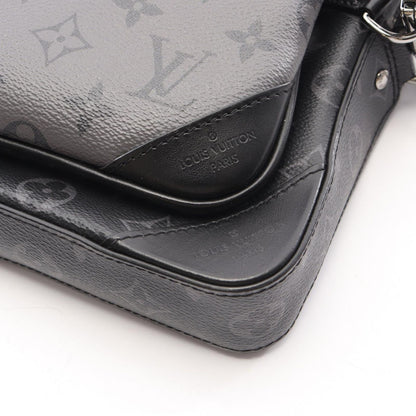Louis Vuitton Shoulder Bag Trio Messenger Monogram Eclipse Canvas Leather — view 6