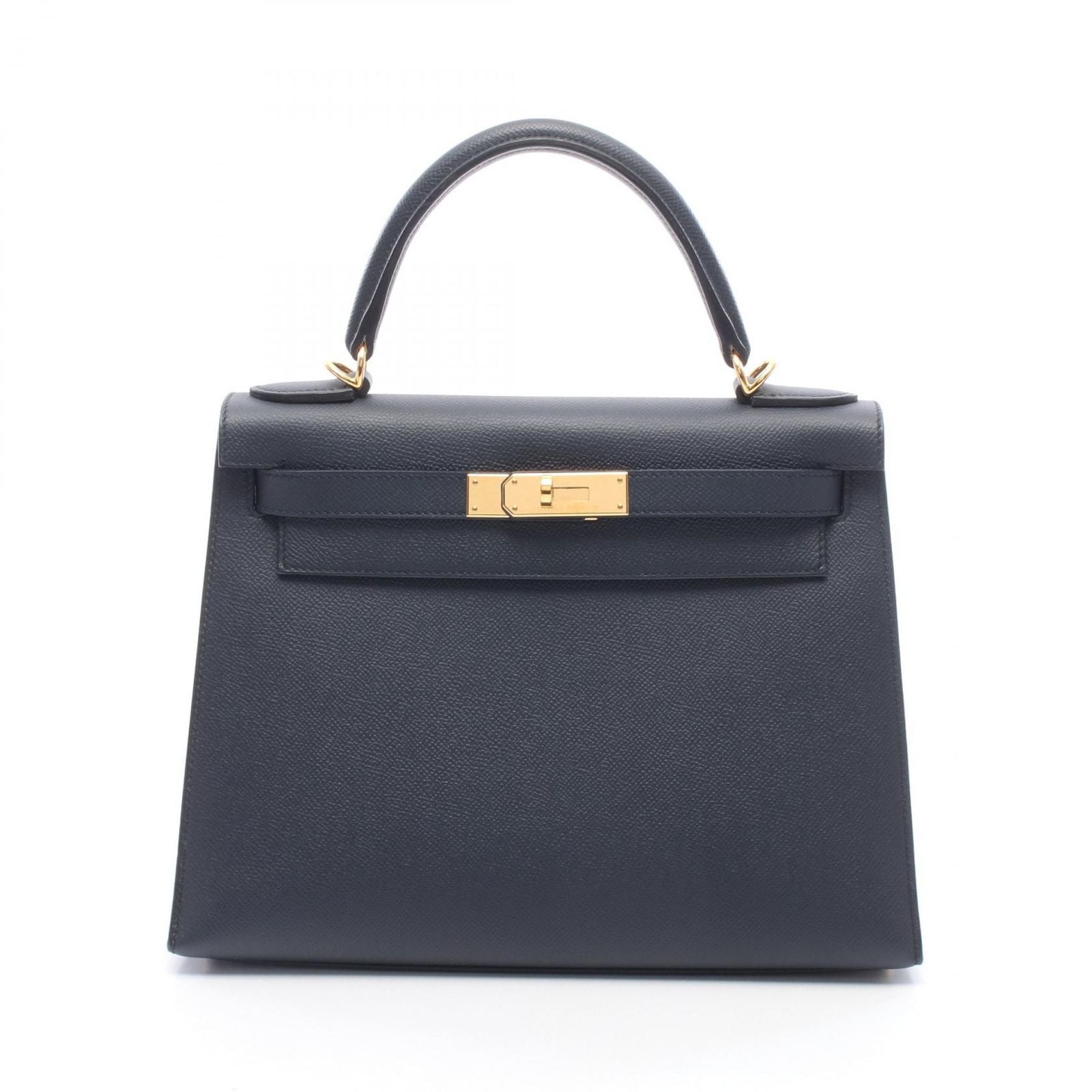 Hermes Kelly 28 Blue Indigo Handbag