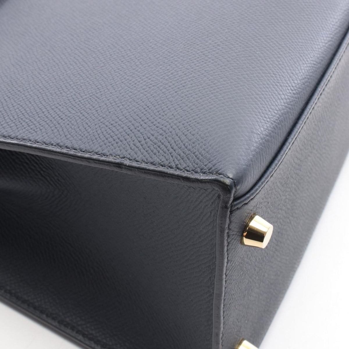Hermes Kelly 28 Blue Indigo Handbag — view 7