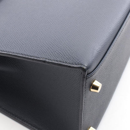 Hermes Kelly 28 Blue Indigo Handbag — view 7