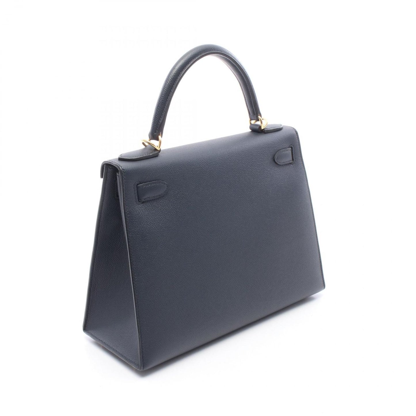Hermes Kelly 28 Blue Indigo Handbag — view 2
