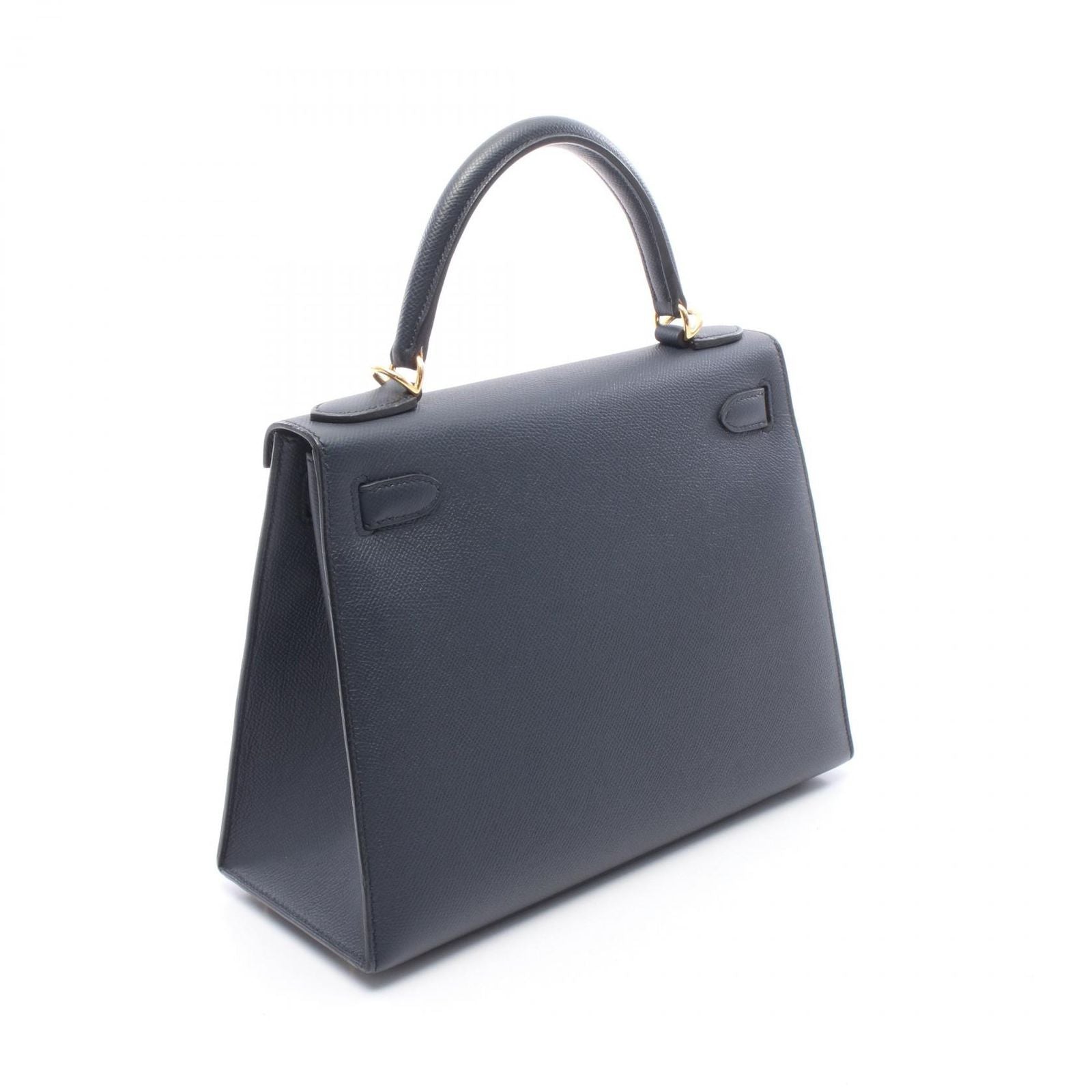 Hermes Kelly 28 Blue Indigo Handbag — view 2