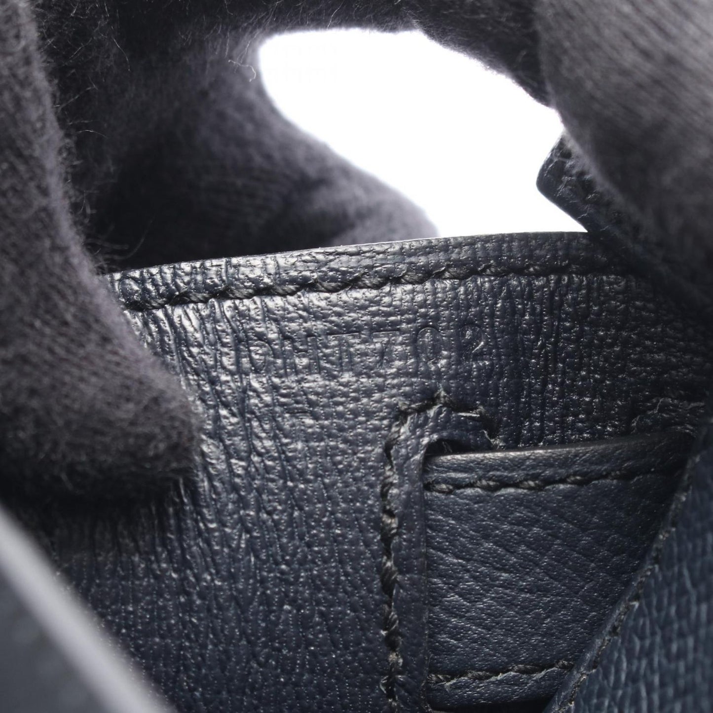 Hermes Kelly 28 Blue Indigo Handbag — view 5