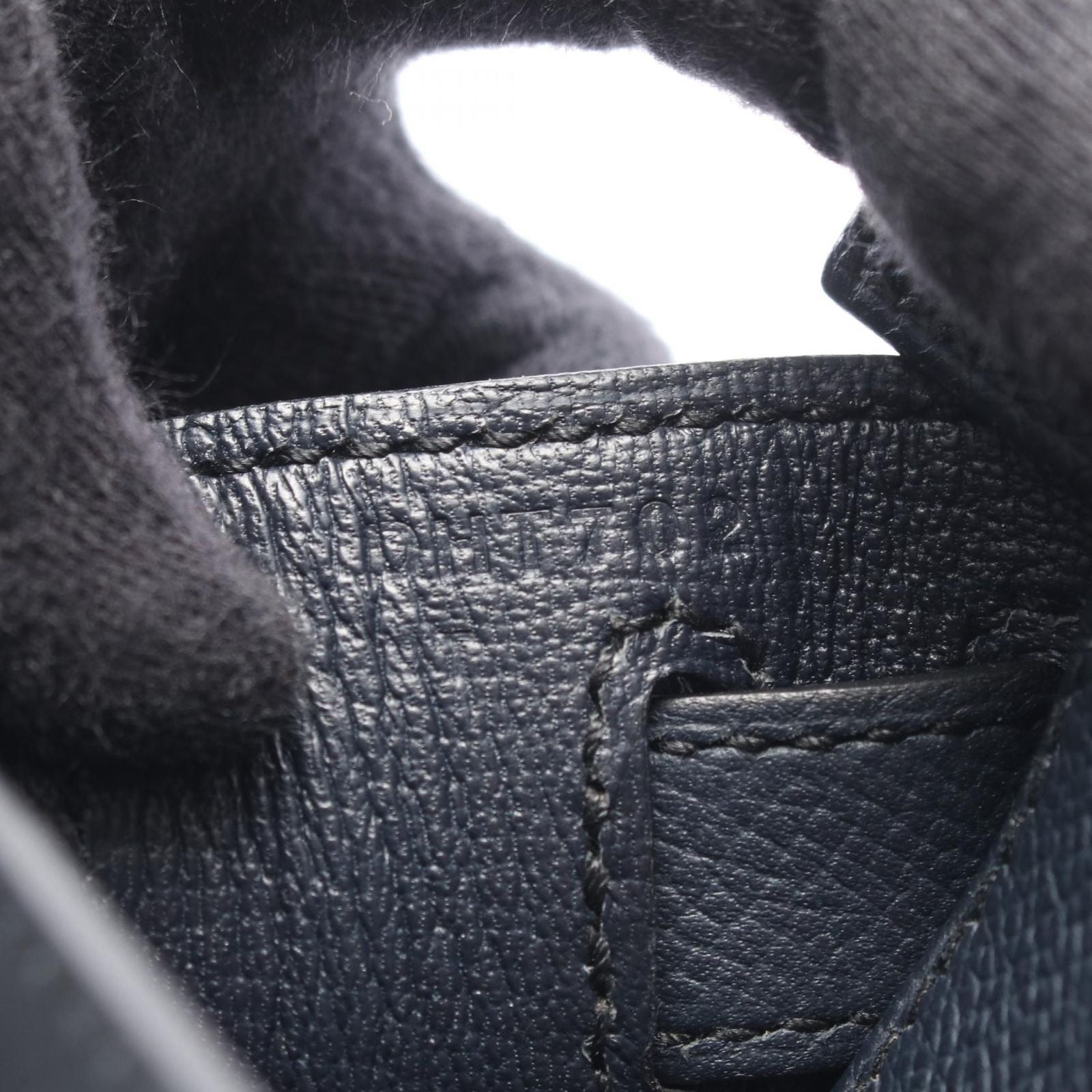 Hermes Kelly 28 Blue Indigo Handbag — view 5