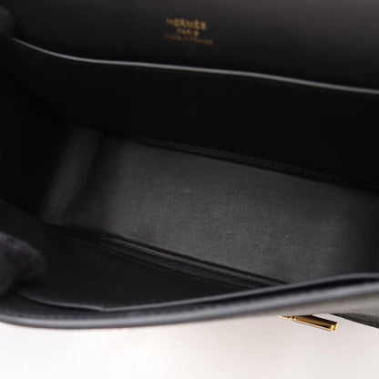 Hermes Shoulder Bag Geta Black — view 7