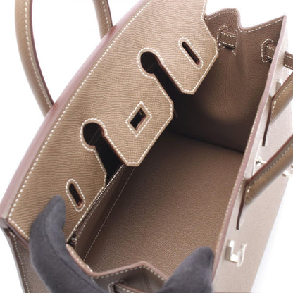 Hermes Birkin 25 Series Etoupe Leather Handbag — view 3