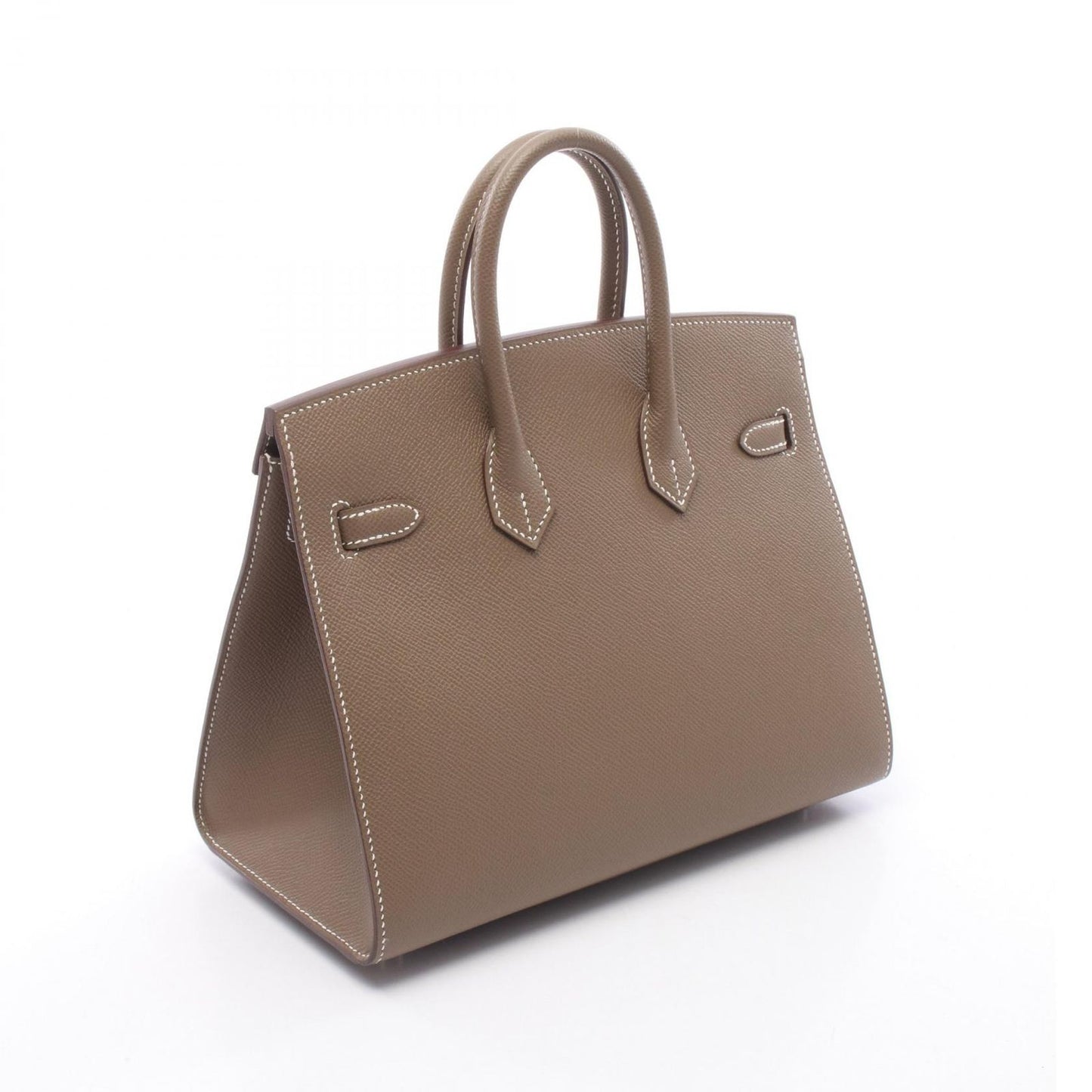 Hermes Birkin 25 Series Etoupe Leather Handbag — view 2