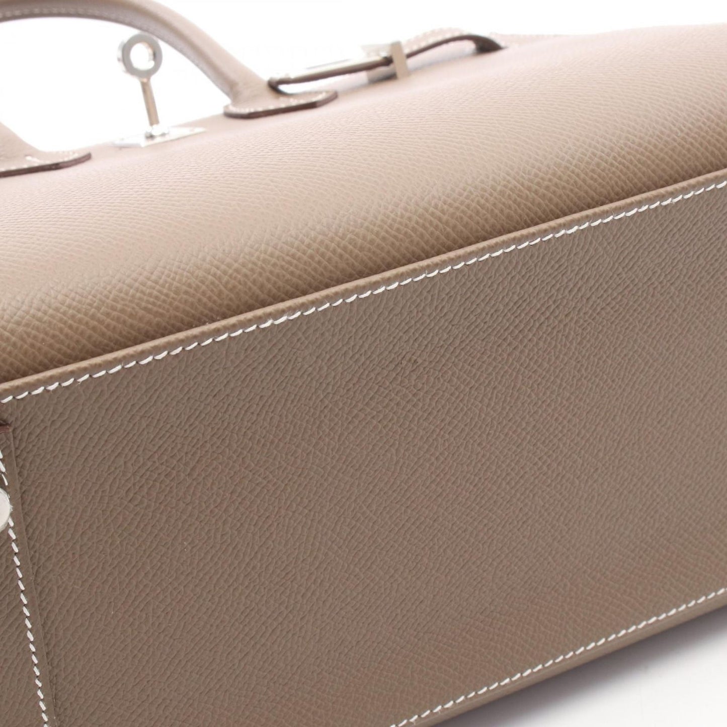 Hermes Birkin 25 Series Etoupe Leather Handbag — view 7
