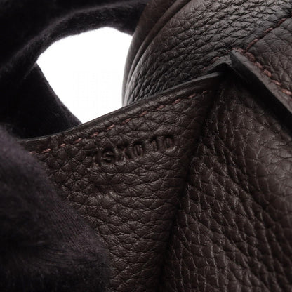 Hermes Boston Bag Macassar Leather — view 5