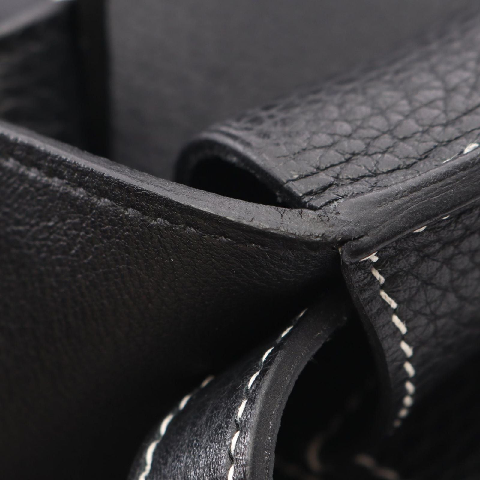 Hermes Halzan 31 2-Way Black Shoulder Bag — view 7