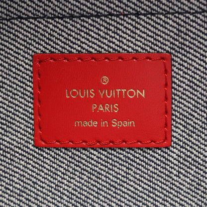 Louis Vuitton Backpack Palm Spring Mini Blue Denim Canvas — view 4