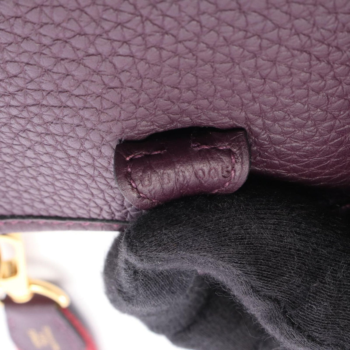 Hermes Shoulder Bag Evelyne TPM Cassis Leather Amazon — view 5