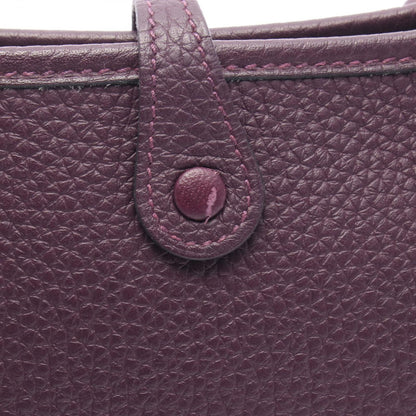 Hermes Shoulder Bag Evelyne TPM Cassis Leather Amazon — view 6