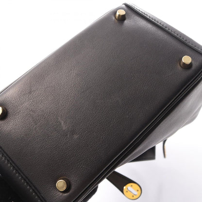 Hermes Shoulder Bag Lindy Mini Black Leather — view 8
