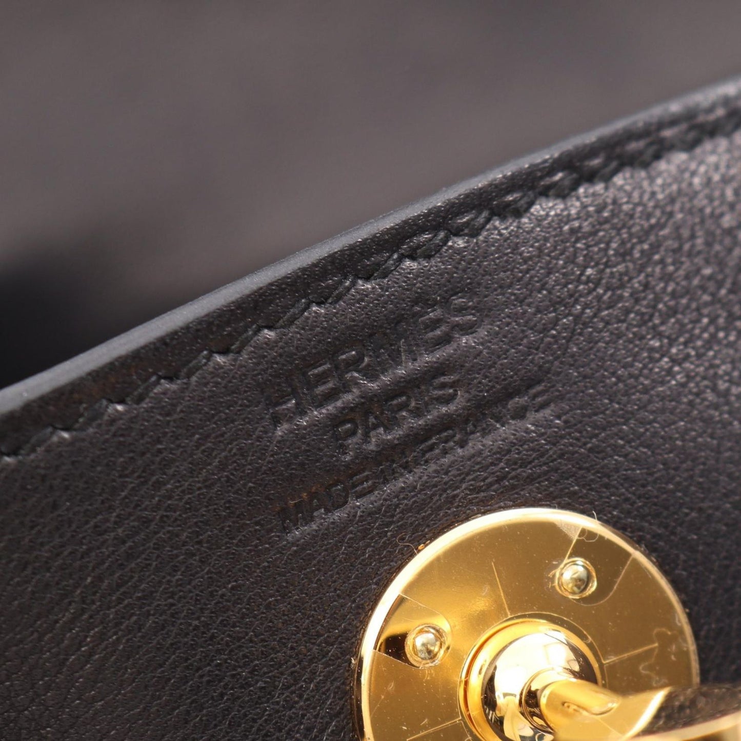Hermes Shoulder Bag Lindy Mini Black Leather — view 4