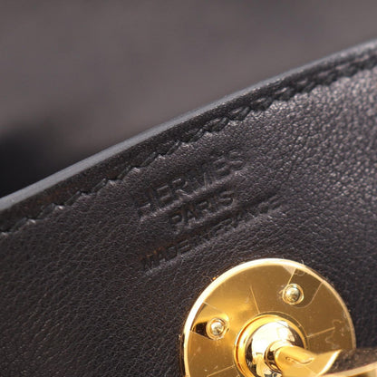 Hermes Shoulder Bag Lindy Mini Black Leather — view 4