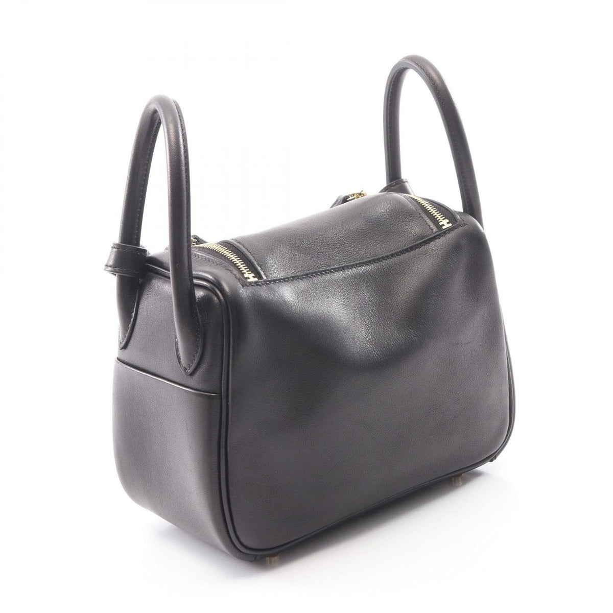 Hermes Shoulder Bag Lindy Mini Black Leather — view 2