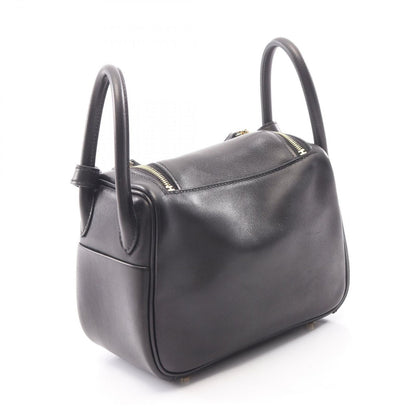 Hermes Shoulder Bag Lindy Mini Black Leather — view 2