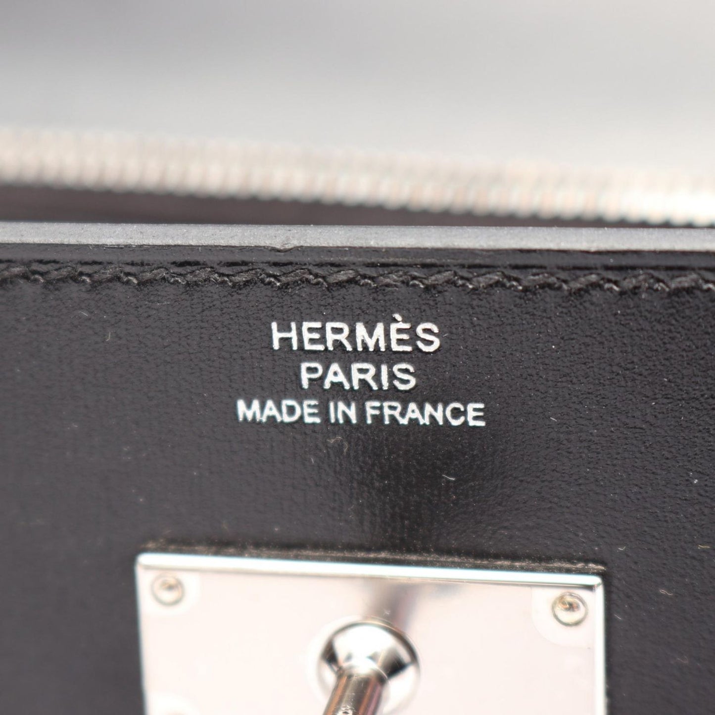 Hermes Shoulder Bag Kelly Long To Go Sellier Black Calf — view 4