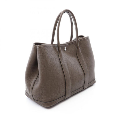 Hermes Tote Bag Garden Party TPM Vert Blanc's Leather — view 2