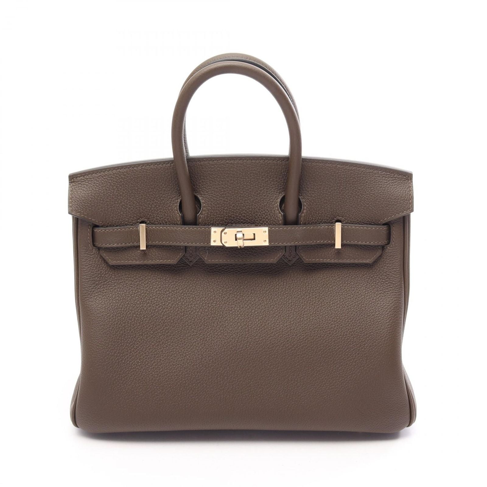 Hermes Birkin 25 Vert Roden Leather Handbag