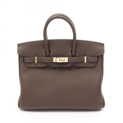 Hermes Birkin 25 Vert Roden Leather Handbag