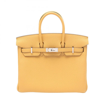 Hermes Birkin 25 Paille Leather Handbag