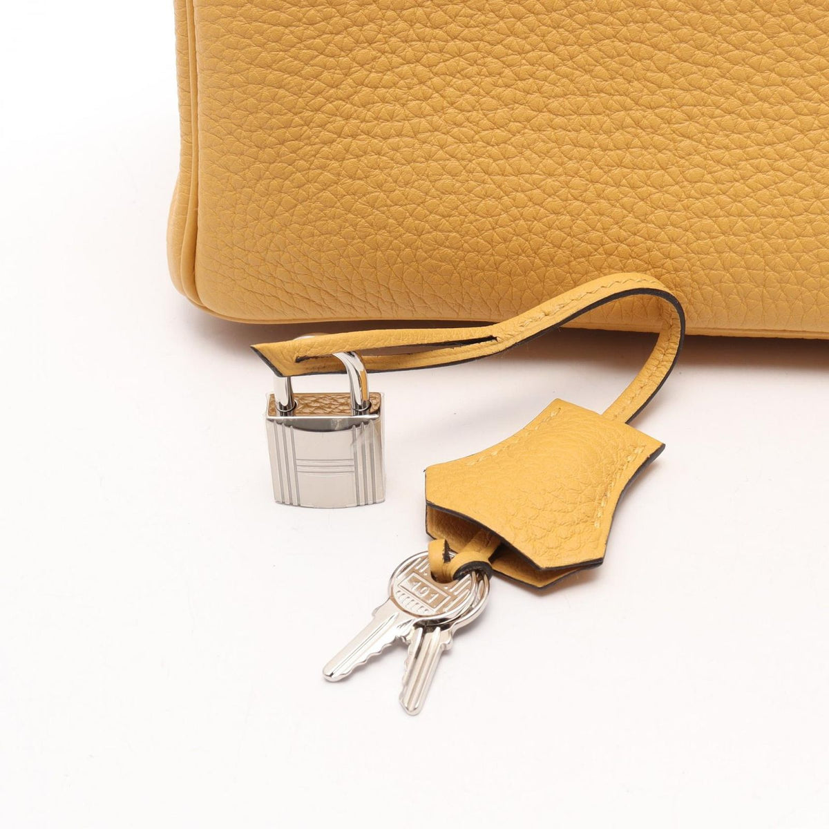 Hermes Birkin 25 Paille Leather Handbag — view 5
